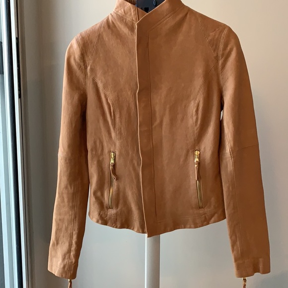 Haute Hippie Jackets & Blazers - Haute Hoodie - Beautiful tan leather jacket